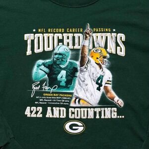 Brett Favre Green Bay Packers Record 2xl Reebok LongSleeve